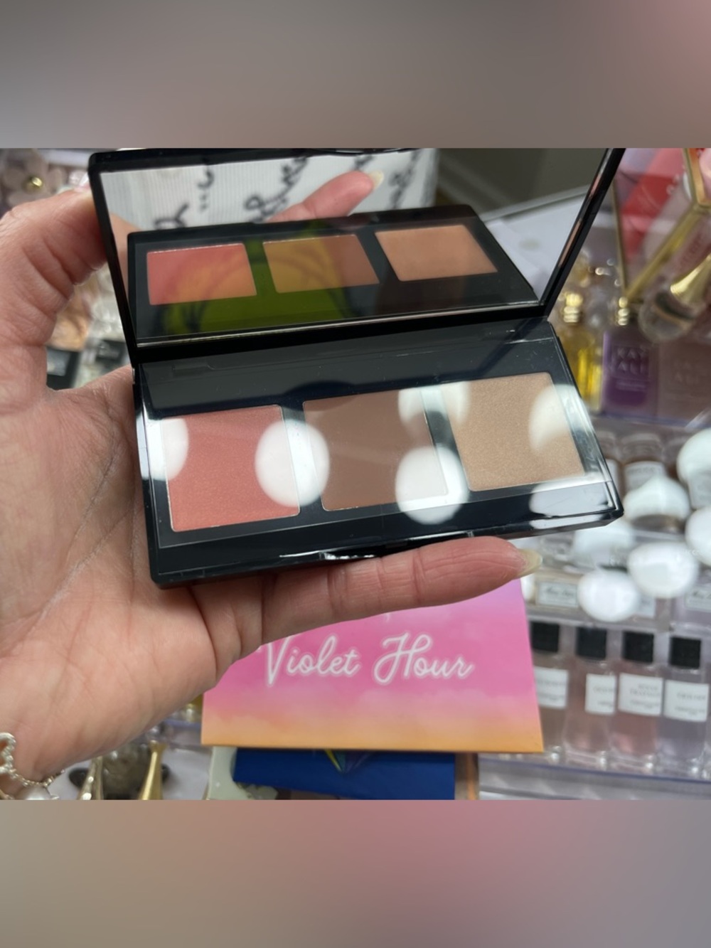 HUDA BEAUTY Sapphire Obsessions, Colourpop Baby Yoda, ULTA  Eyeshadow Palette - Picture 5 of 6